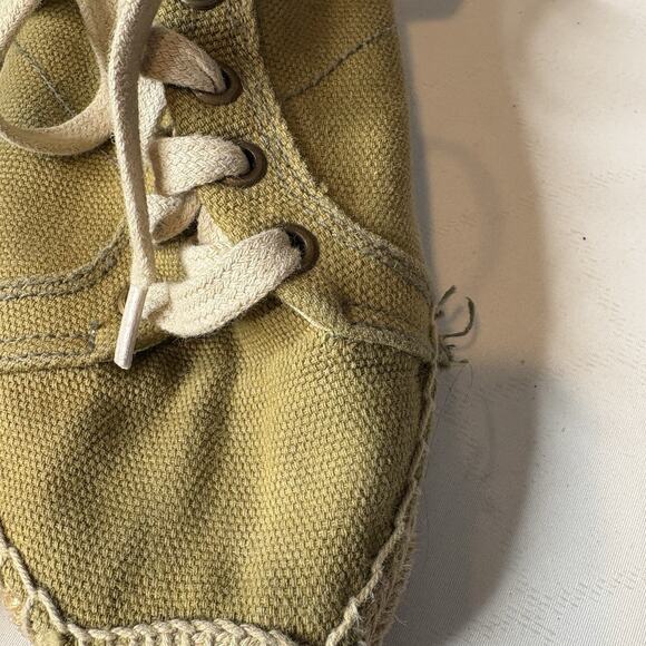 Soludos Women's Tennis Platform Espadrille Lace Up Sneakers Size 8 - Picture 8 of 9